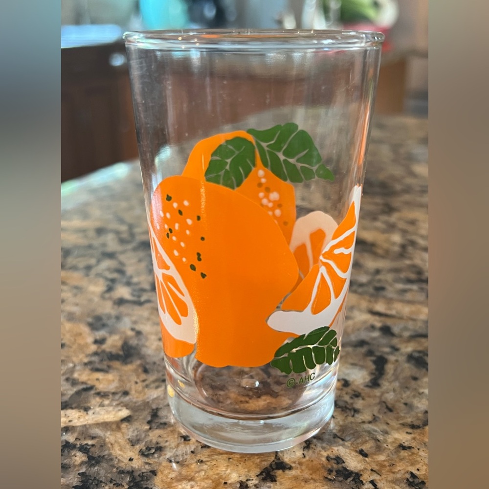 Vintage - Orange Juice Glass, Anchor Hocking
